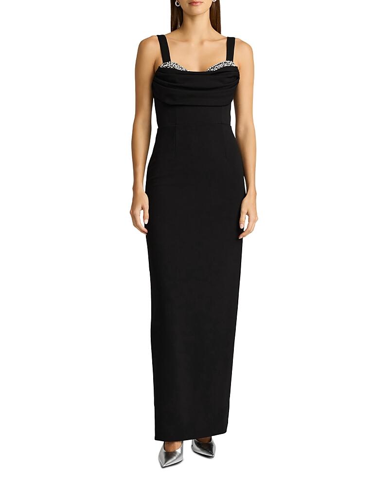 Zac Posen Beaded Peekaboo Gown Cover