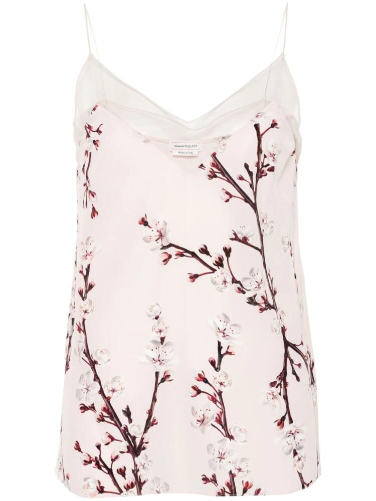 Alexander McQueen Blossom tank top - Pink Cover