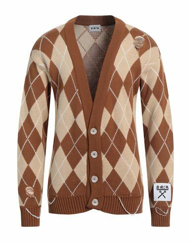 Berna Man Cardigan Brown Dralon Cover