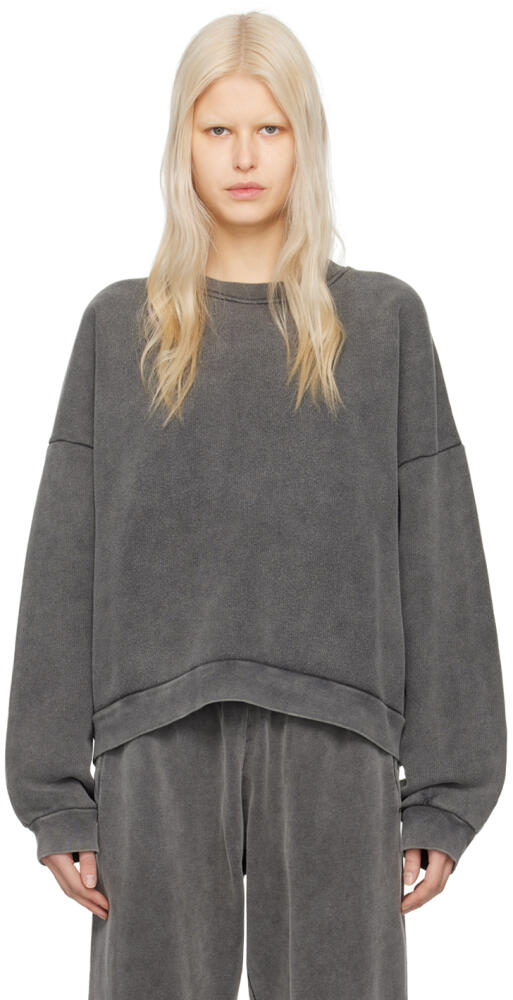 Acne Studios Black Faded Sweatshirt Cover