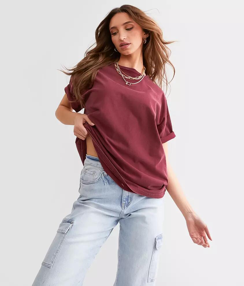 Gilded Intent Oversized Basic T-Shirt Cover