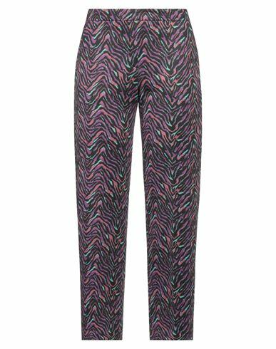 Camicettasnob Woman Pants Purple Viscose, Polyester, Elastane Cover