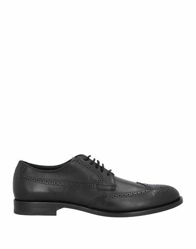 Tod's Man Lace-up shoes Black Leather Cover