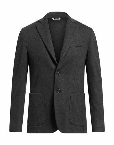 Domenico Tagliente Man Blazer Lead Polyester, Viscose, Elastane Cover