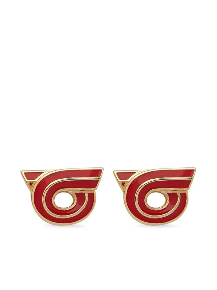 Ferragamo Gancini earrings - Red Cover