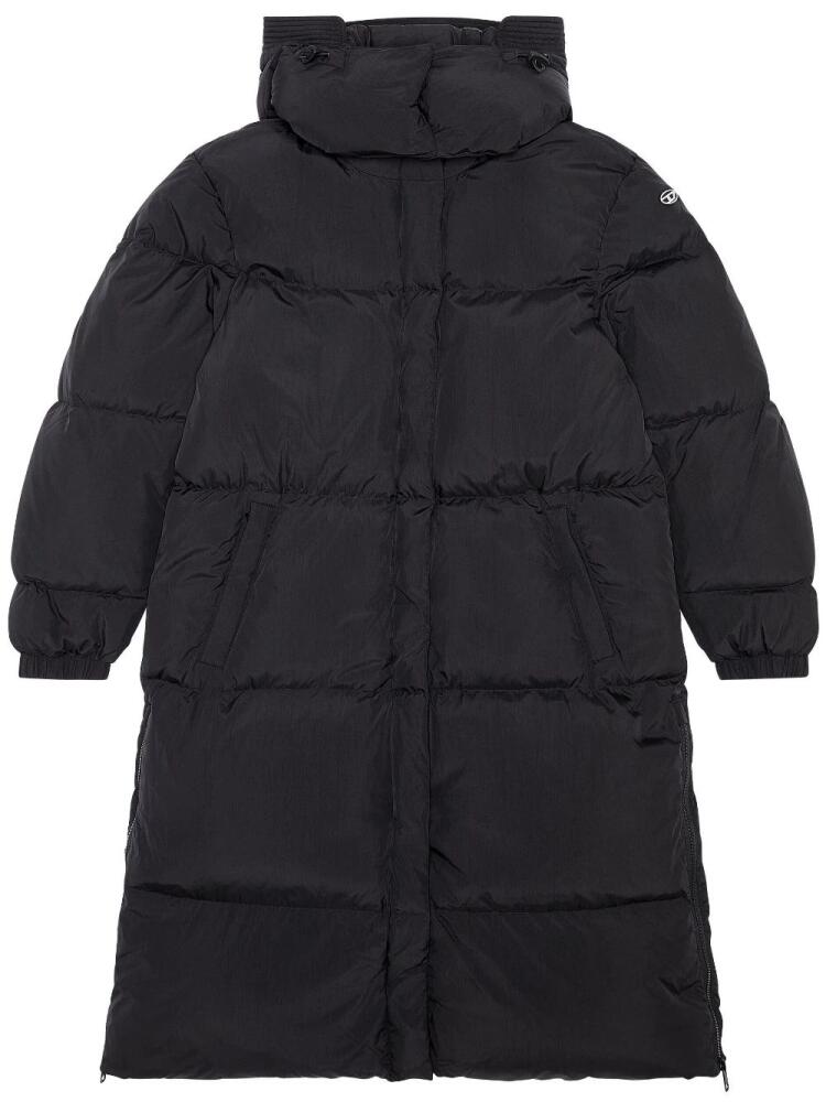 Diesel W-Peyt padded hooded jacket - Black Cover