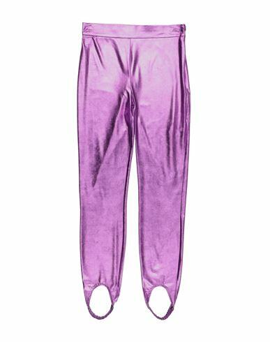 Actualee Woman Leggings Light purple Polyester, Polyurethane Cover