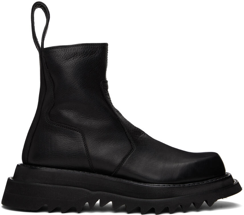 Julius Black Side Zip Boots Cover