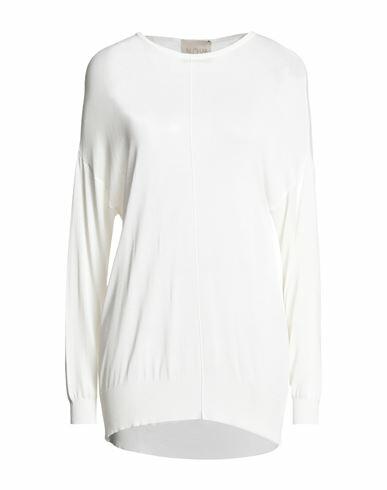 N. o.w. Andrea Rosati Cashmere Woman Sweater White Viscose Cover