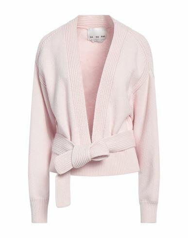 Sa Su Phi Woman Sweater Light pink Wool, Cashmere Cover