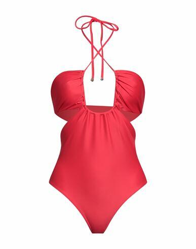 Stella Mccartney Woman One-piece swimsuit Red Polyamide, Elastane Cover