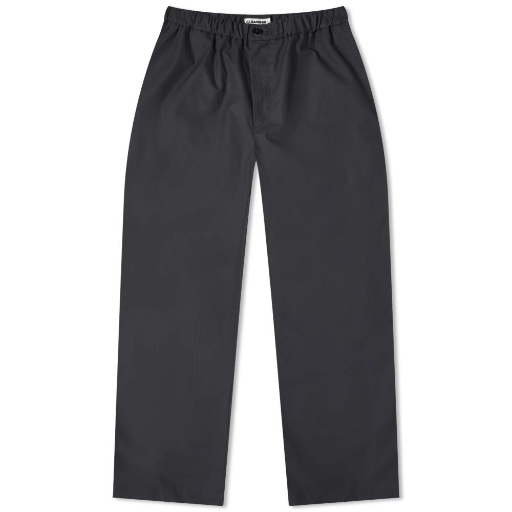 Jil Sander+ Men's Jil Sander Plus Elasticated Trousers in Navy Cover