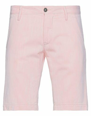 Roÿ Roger's Man Denim shorts Salmon pink Cotton Cover