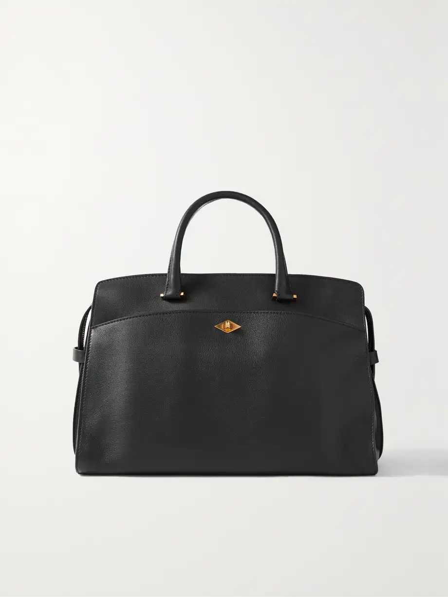 Métier - Private Eye Leather Tote - Black Cover