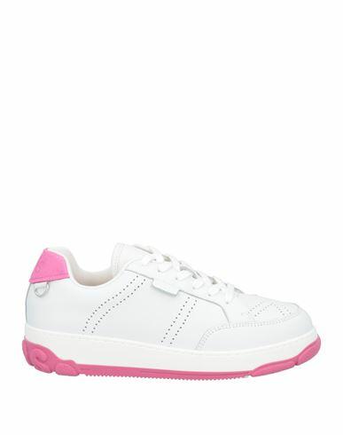 Gcds Woman Sneakers White Leather Cover