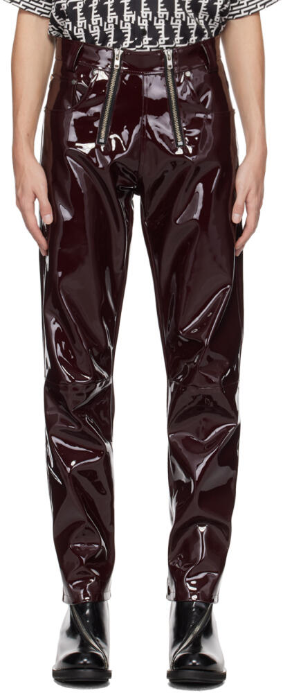 GmbH Burgundy Thor Trousers Cover