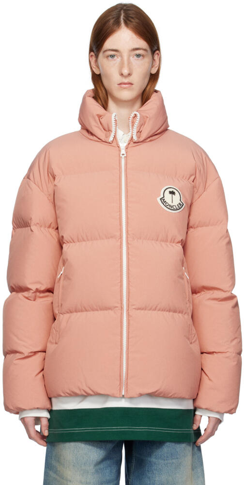 Moncler Genius Moncler x Palm Angels Pink Rodmar Down Jacket Cover