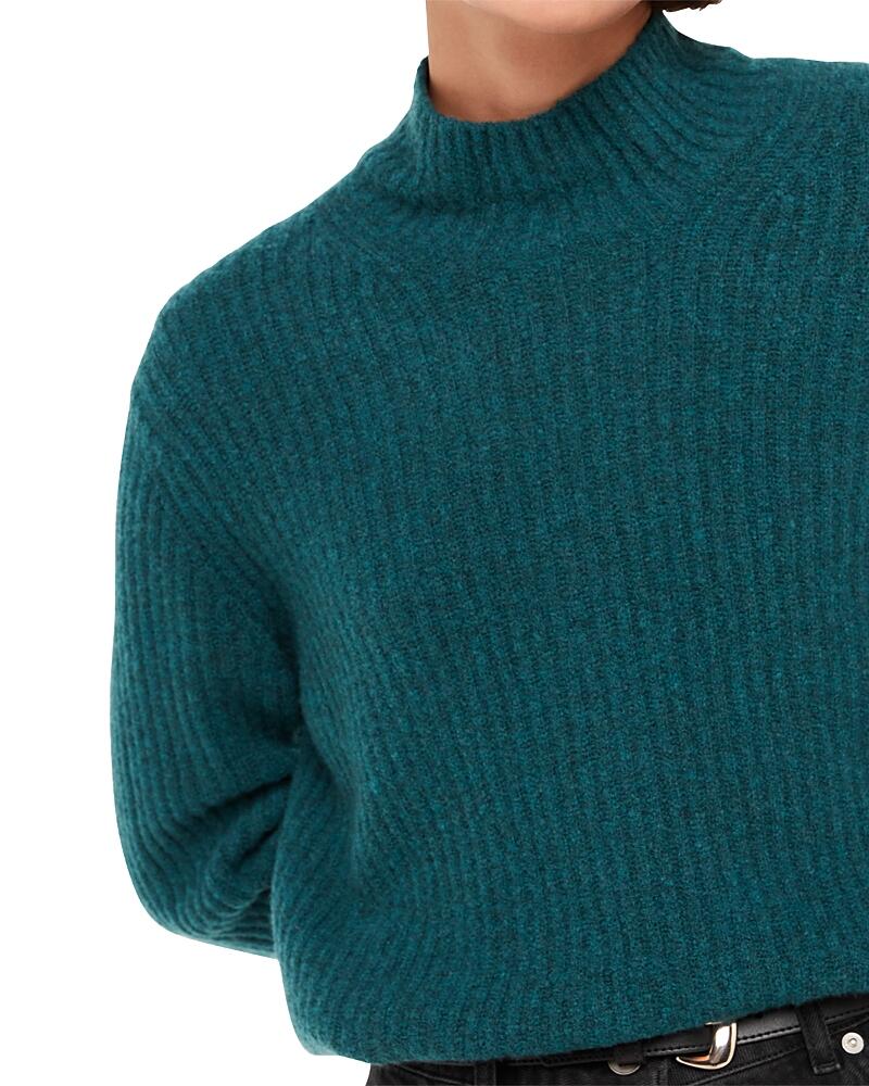 Whistles Ribbed Mock Neck Sweater Cover