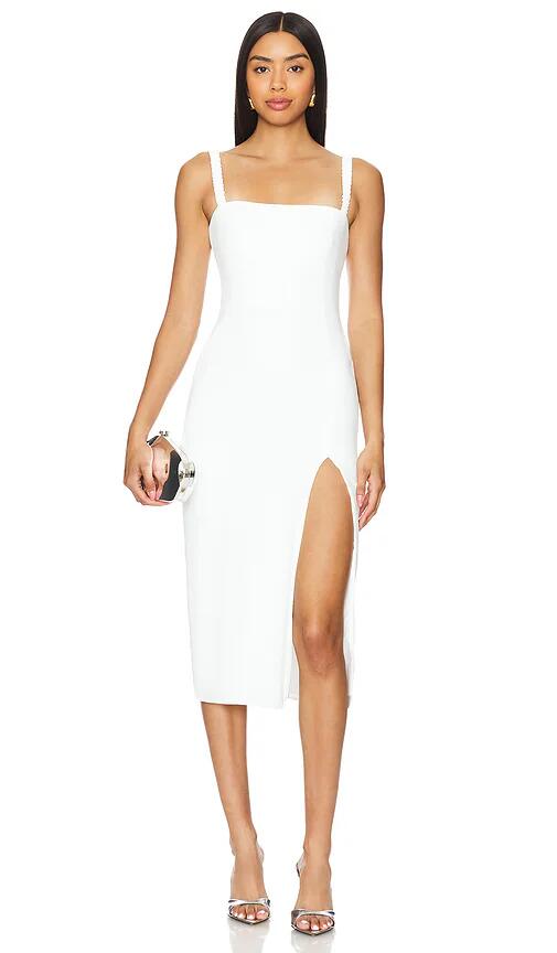 Amanda Uprichard Mileena Dress in Ivory Cover