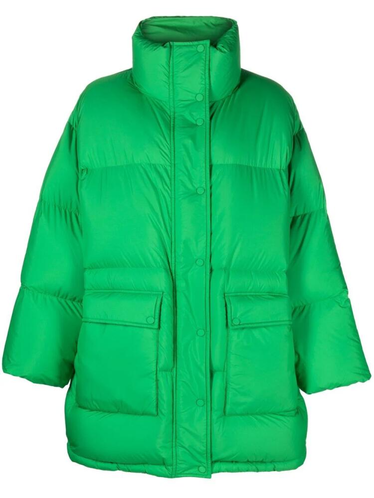 STAND STUDIO mid-length Edna coat - Green Cover