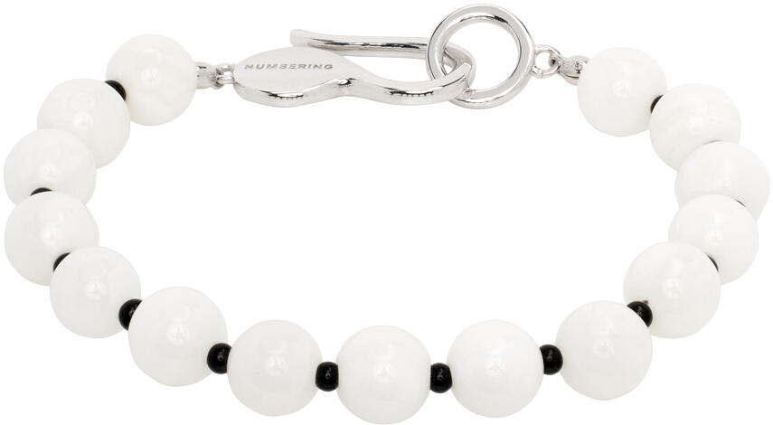 Numbering White Mother-Of-Pearl Beads Bracelet Cover