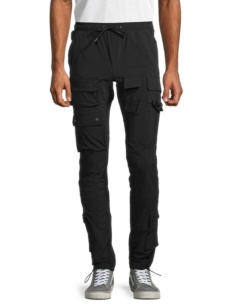 American Stitch Men's Tactical Cargo Joggers - Black Cover