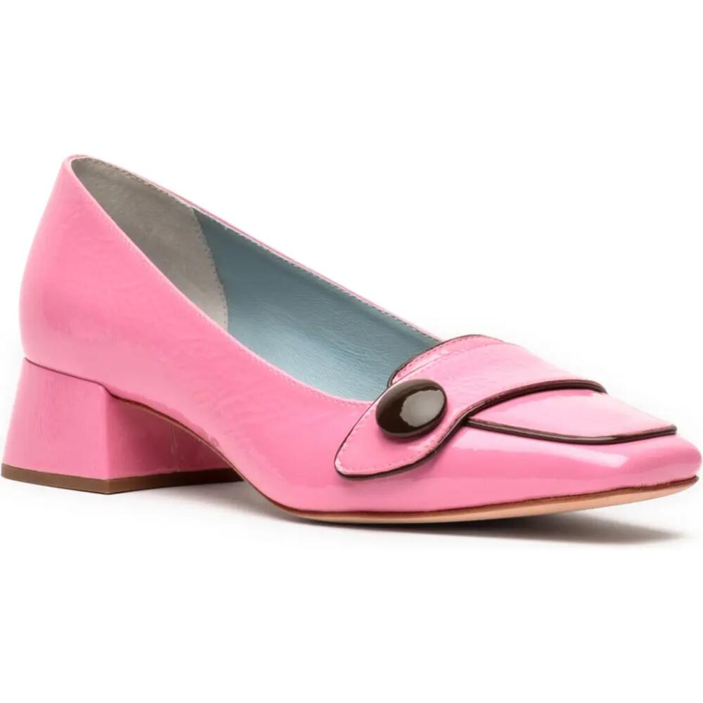 Frances Valentine Mackie Pump in Pink/Chocolate Cover