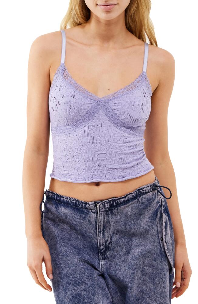 BDG Urban Outfitters Lace Crop Camisole in Lilac Cover