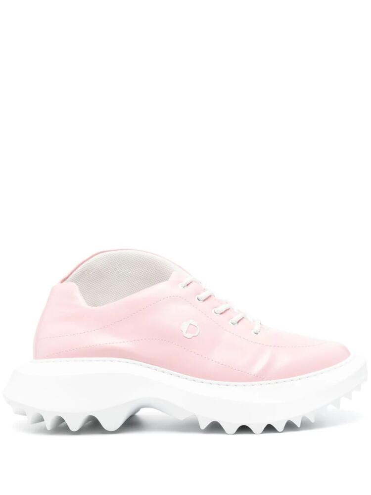 PHILEO 033 leather low-top sneakers - Pink Cover