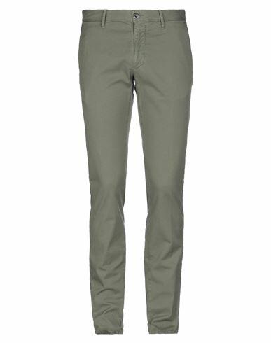 Incotex Man Pants Military green Cotton, Elastane Cover