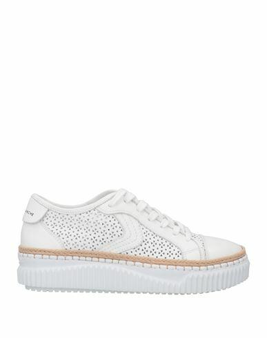 Voile Blanche Woman Sneakers White Bovine leather Cover