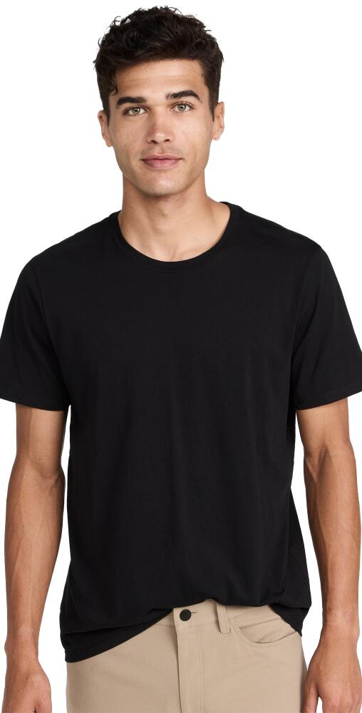 ATM Anthony Thomas Melillo Classic Jersey Crew Neck Tee Black Cover