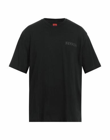 Ferrari Man T-shirt Black Cotton Cover