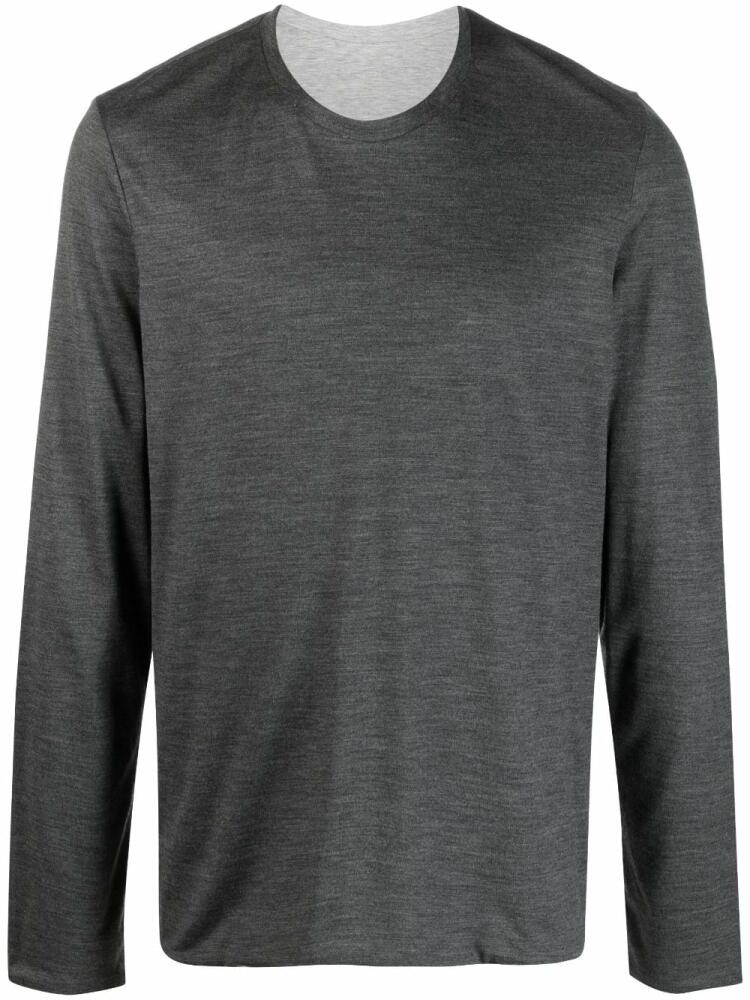 Sease virgin-wool long-sleeved top - Grey Cover