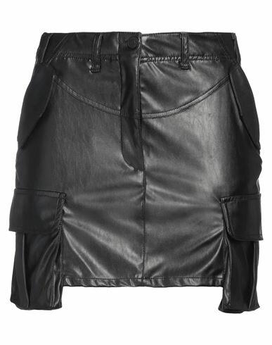 Aniye By Woman Mini skirt Black Polyester Cover