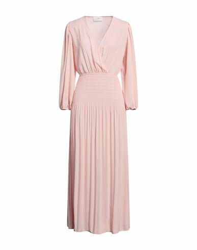 Soallure Woman Maxi dress Light pink Polyester Cover