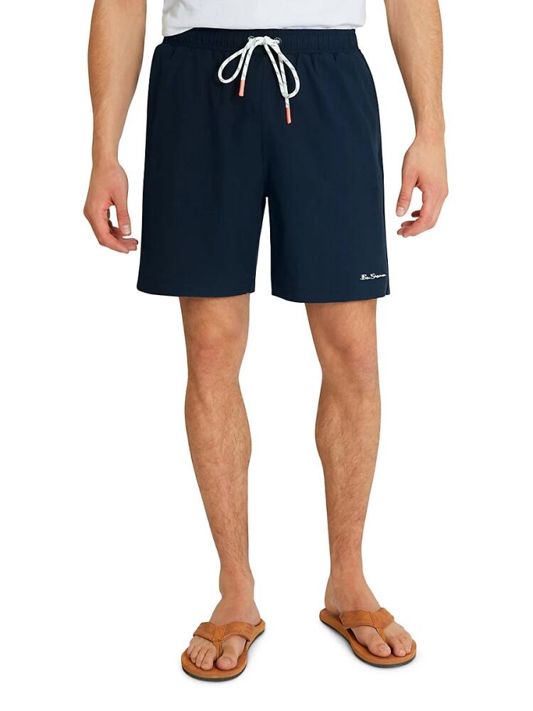 Ben Sherman Men's Surfer Swim Trunks - Navy Blazer Cover