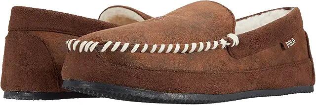 Polo Ralph Lauren Cali II Moccasin Slipper (Brown) Men's Shoes Cover