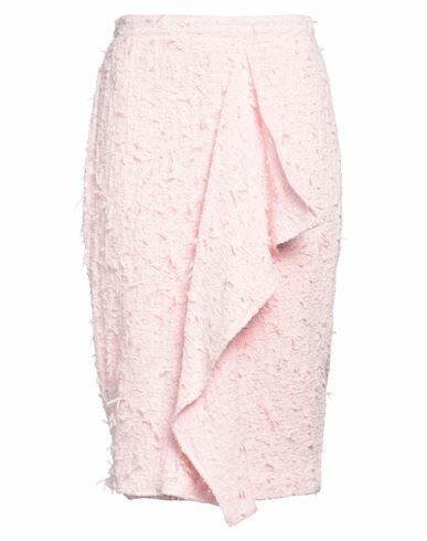 Max Mara Studio Woman Midi skirt Pink Cotton, Polyamide, Elastane Cover