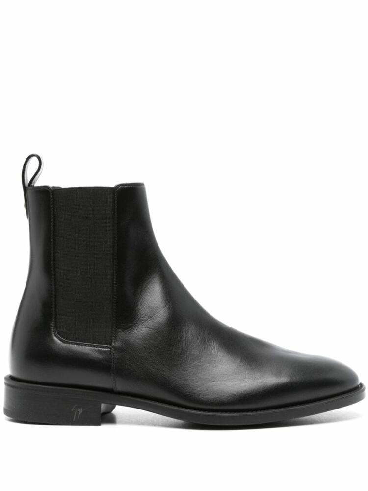 Giuseppe Zanotti leather Chelsea boots - Black Cover