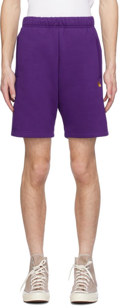 Carhartt Work In Progress Purple Chase Shorts Cover