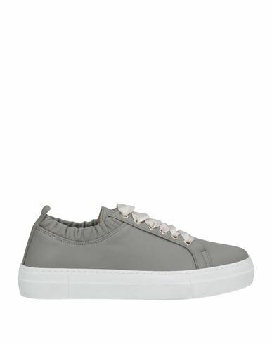 Tsd12 Woman Sneakers Grey Soft Leather Cover