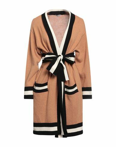 Marella Woman Cardigan Camel Wool Cover