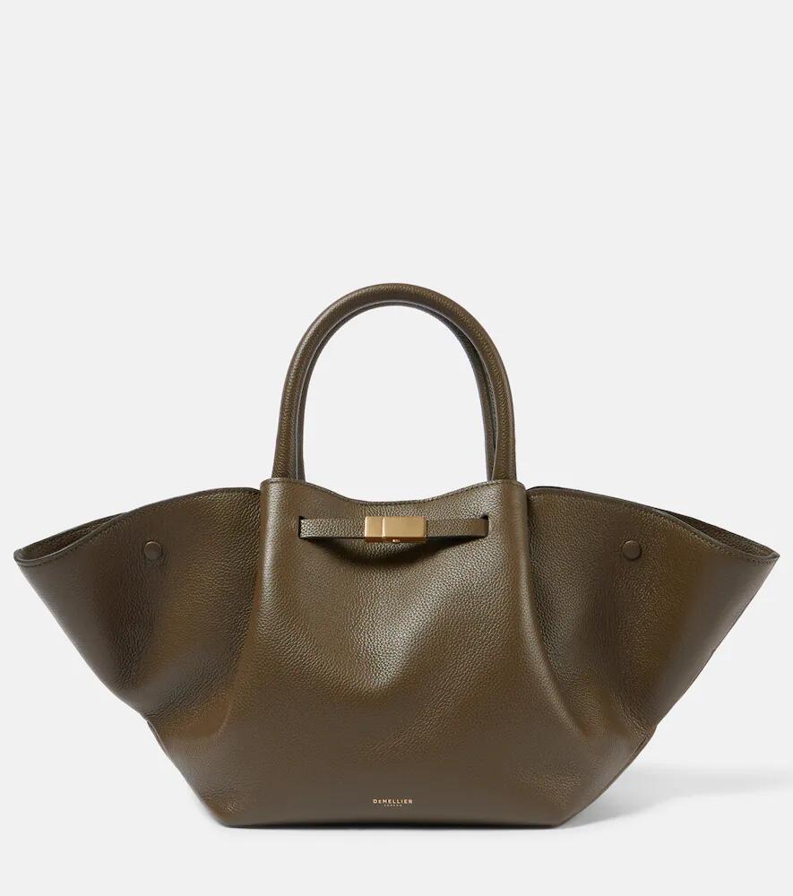 DeMellier New York Midi grained leather tote bag Cover