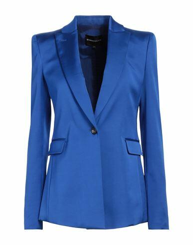 Bcbgmaxazria Woman Blazer Bright blue Viscose, Virgin Wool, Elastane Cover