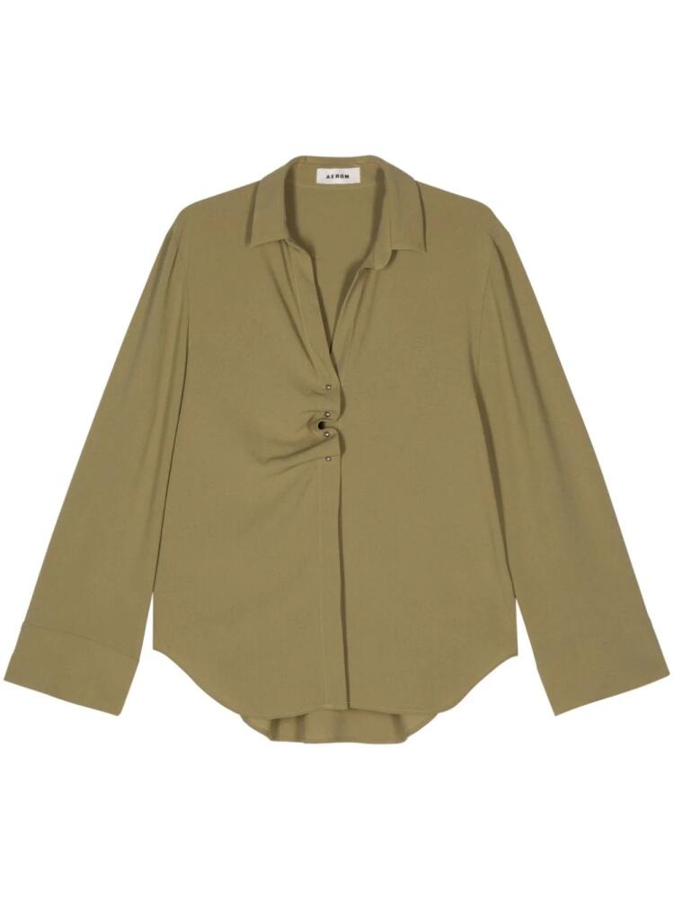 AERON Amaro georgette shirt - Green Cover