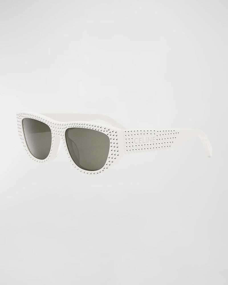 Celine Animation Embellished Acetate Cat-Eye Sunglasses Cover