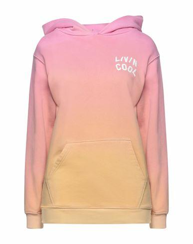 Livincool Woman Sweatshirt Pink Cotton Cover