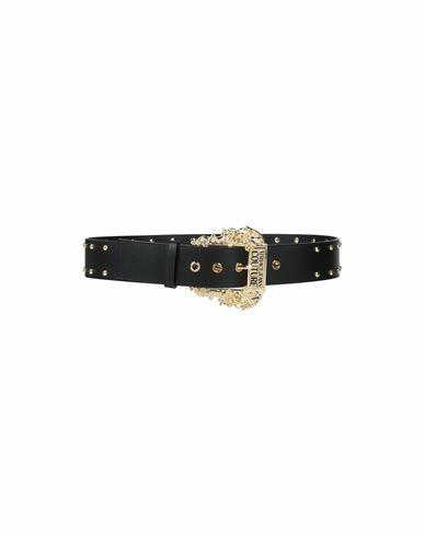 Versace Jeans Couture Woman Belt Black Calfskin Cover