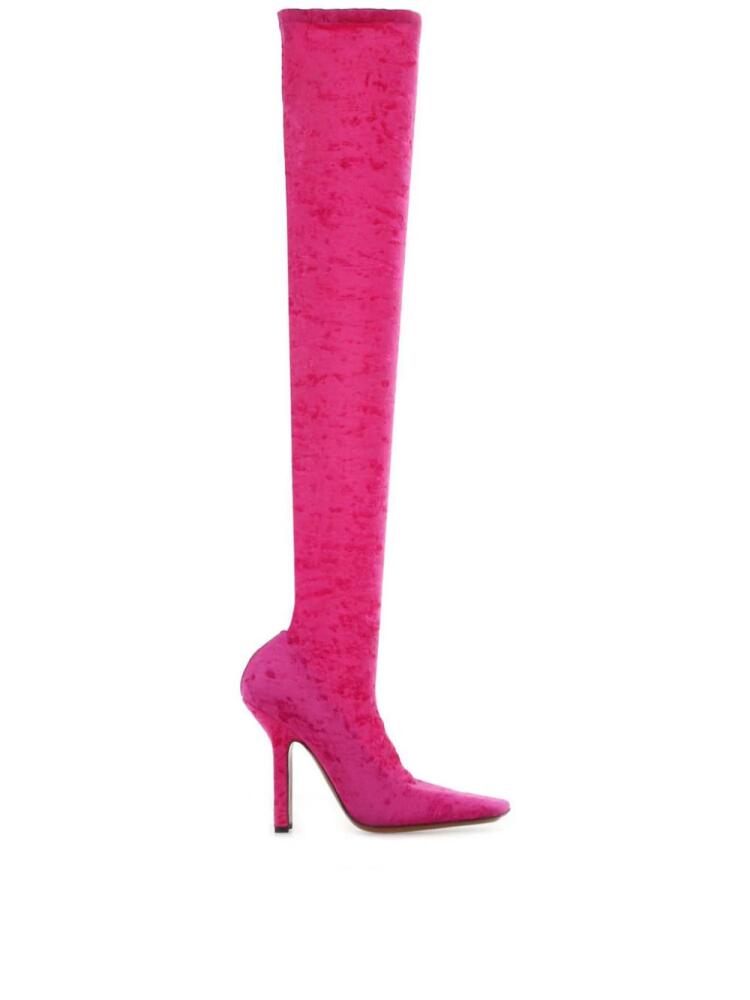 VETEMENTS 120mm Sock boots - Pink Cover